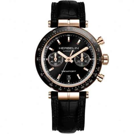Montre HERBELIN Homme Newport Automatique Chronographe 256TRCN14