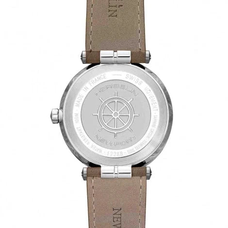 Montre HERBELIN Homme Newport en Cuir Marron 12288A27MA