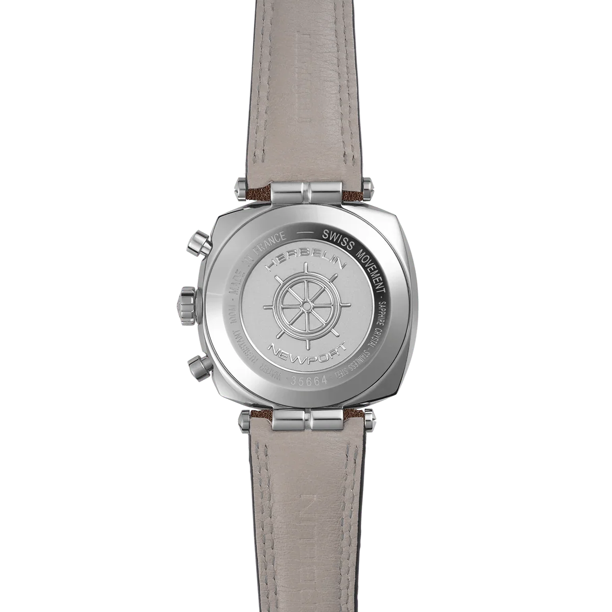 Montre HERBELIN Homme Newport Heritage Chronographe 35664AP24BR