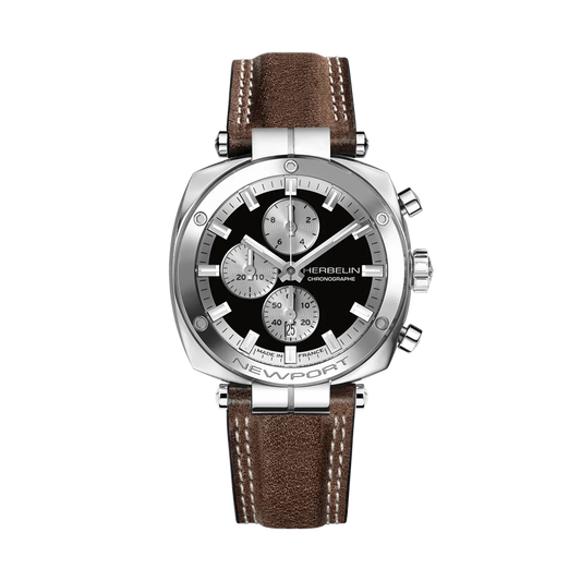 Montre HERBELIN Homme Newport Heritage Chronographe 35664AP24BR