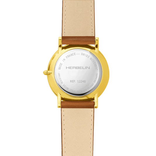 Montre HERBELIN Homme Classique en Cuir 12248P08MA