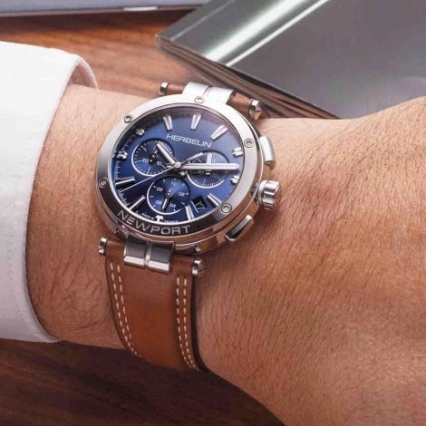 Montre HERBELIN Homme Newport Chronographe 37658AP15GD