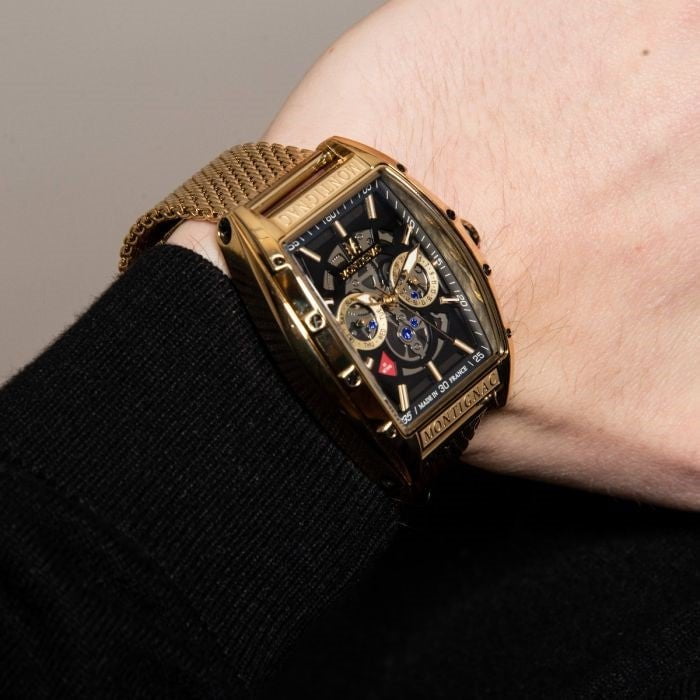 Montre MONTIGNAC Homme en Acier Milanais MOW703