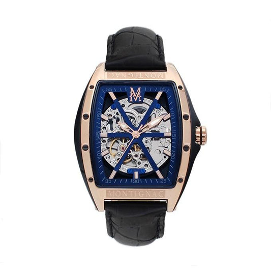 Montre MONTIGNAC Homme Automatique en Cuir MOW412