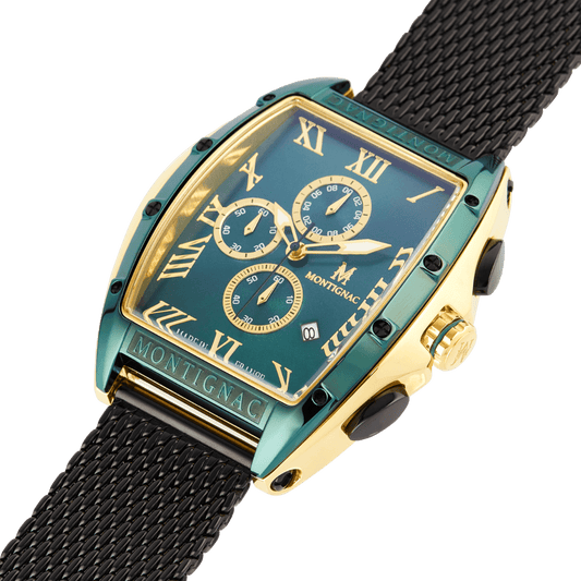 Montre MONTIGNAC Homme Automatique en Acier Milanais MOW801