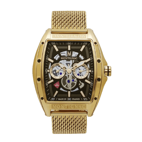 Montre MONTIGNAC Homme en Acier Milanais MOW703