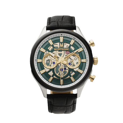 Montre MONTIGNAC Homme en Cuir MOW607