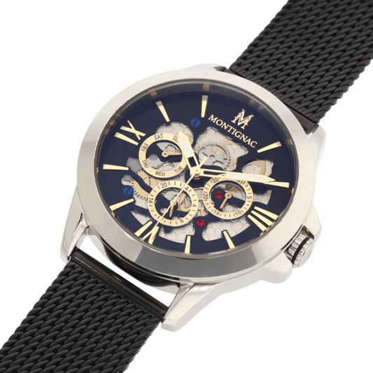 Montre MONTIGNAC Homme en Acier Milanais MOW1002