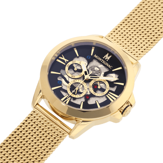 Montre MONTIGNAC Homme en Acier Milanais MOW1003