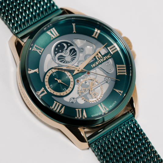 Montre MONTIGNAC Homme en Acier Vert MOW1101