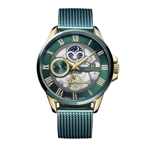 Montre MONTIGNAC Homme en Acier Vert MOW1101