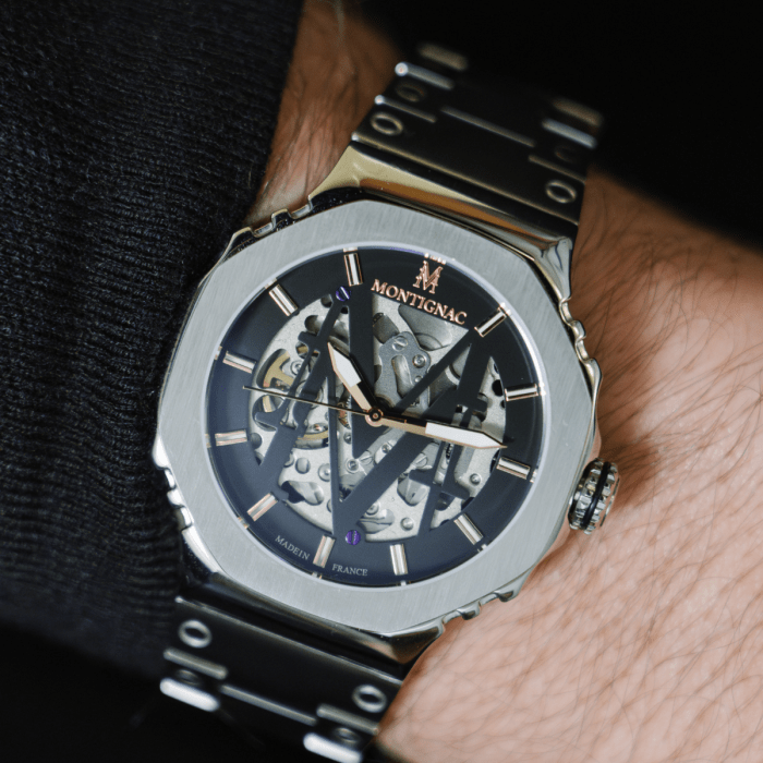 Montre MONTIGNAC Homme Automatique en Acier MOW1107
