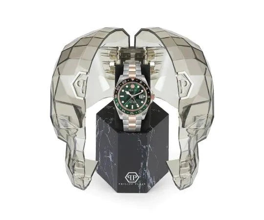 Montre PHILIPP PLEIN Homme Gmt-I Challenger en Acier PWYBA0623