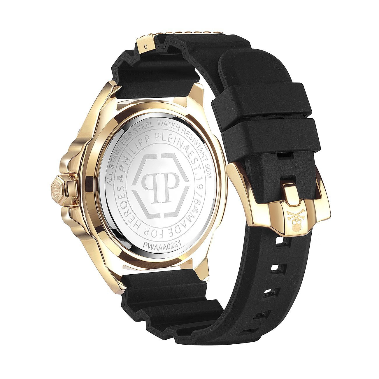 Montre PHILIPP PLEIN Homme The $kull en Silicone Noir PWAAA0221