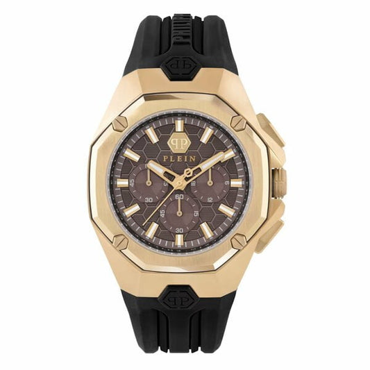 Montre PHILIPP PLEIN Homme Octagon en Silicone Noir PWTBA0423