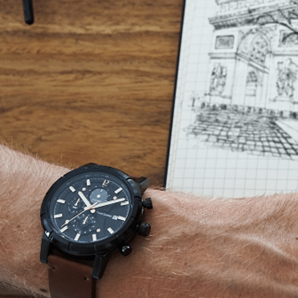 Montre PIERRE LANNIER Homme Criterium en Cuir 224H434