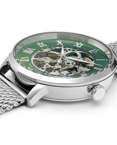 Montre PIERRE LANNIER Homme Automatic en Acier Milanais 323D171