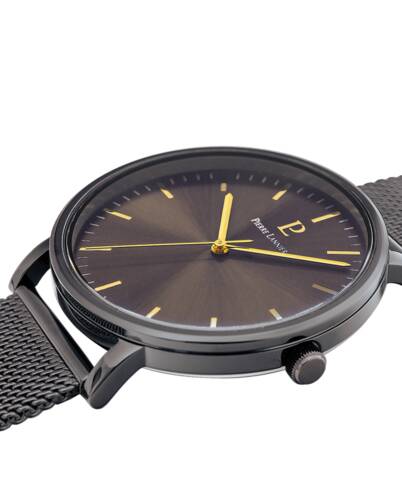 Montre PIERRE LANNIER Homme Essential en Acier Milanais Gris 218F499