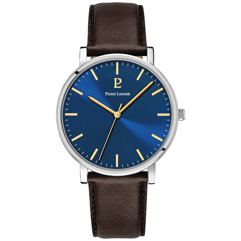Montre PIERRE LANNIER Homme Essential en Cuir 217G164