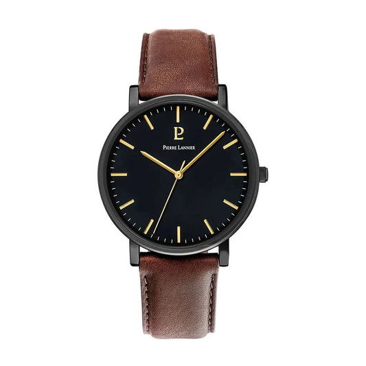 Montre PIERRE LANNIER Homme Essential en Cuir 218F434