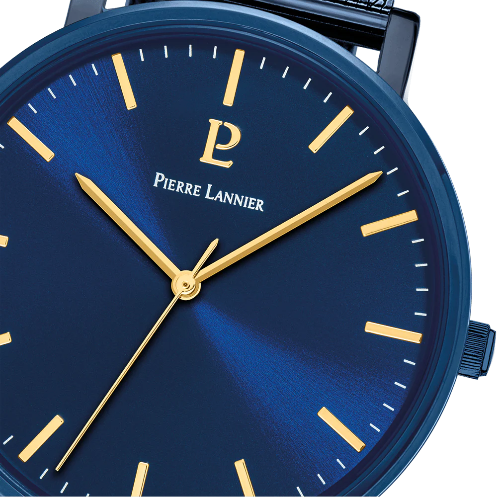 Montre PIERRE LANNIER Homme Essential en Acier Milanais 218F466