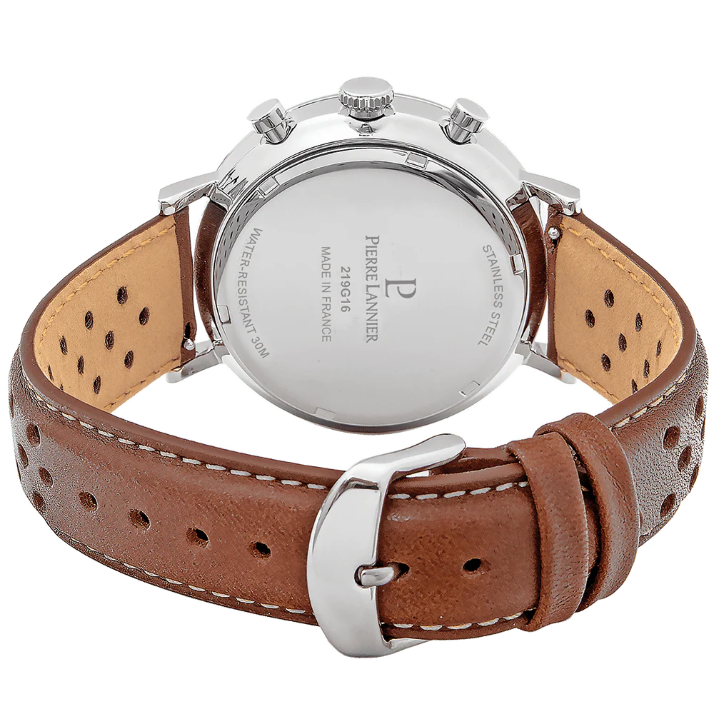 Montre PIERRE LANNIER Homme Baron Vert Chronographe 219G164