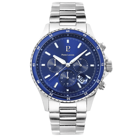 Montre PIERRE LANNIER Homme Cronos en Acier 226G161