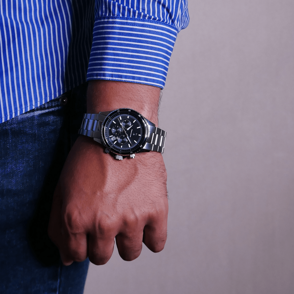 Montre PIERRE LANNIER Homme Cronos en Acier 226G161