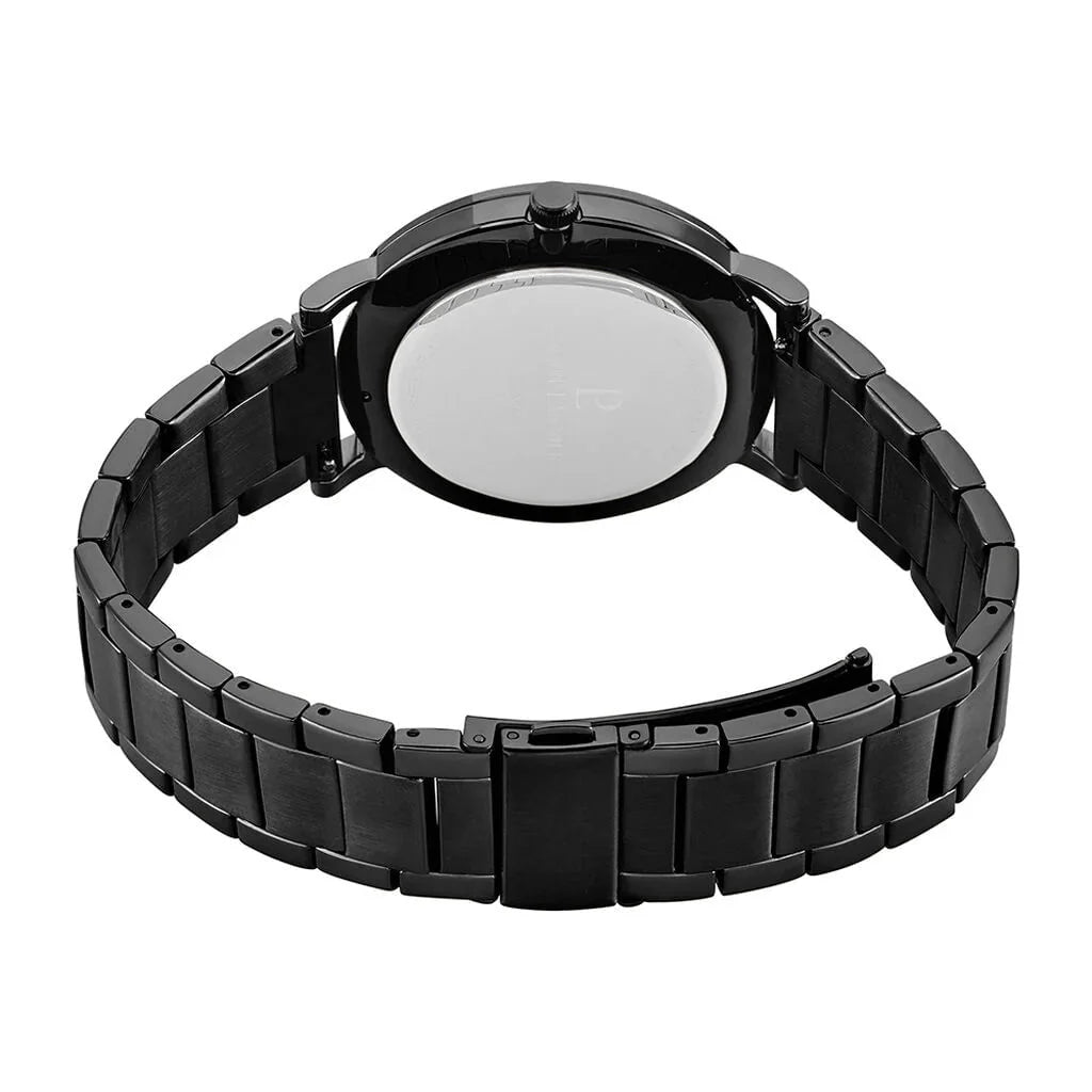 Montre PIERRE LANNIER Homme Essential en Acier Noir 252G439