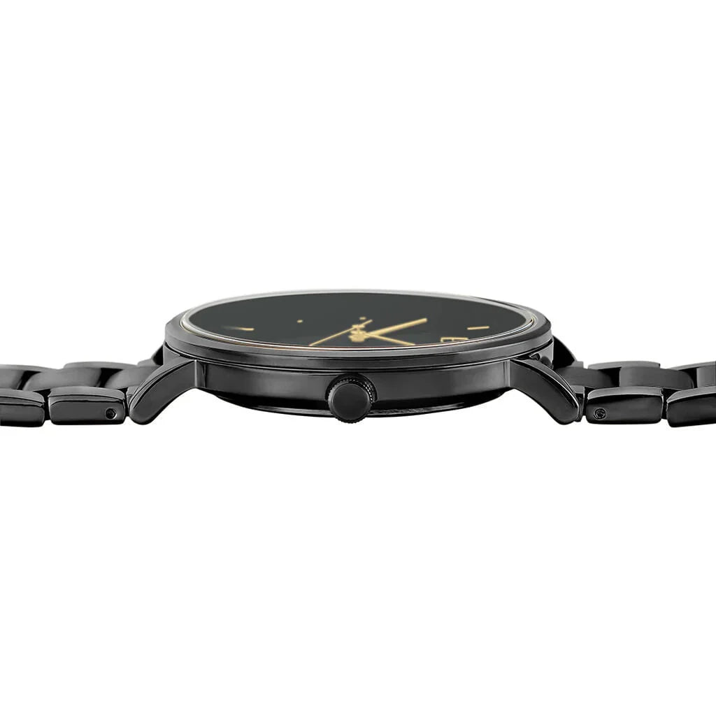 Montre PIERRE LANNIER Homme Essential en Acier Noir 252G439