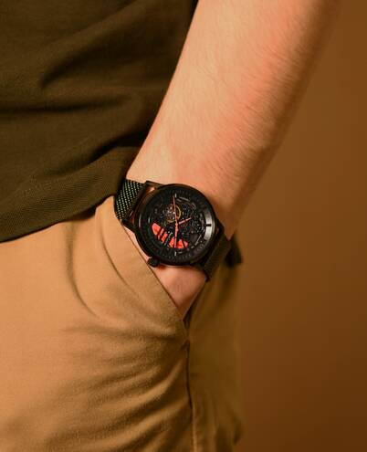 Montre PIERRE LANNIER Homme Paddock Automatique en Acier 338A459