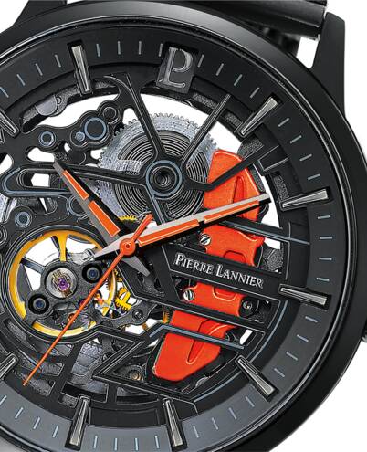 Montre PIERRE LANNIER Homme Paddock Automatique en Acier 338A459