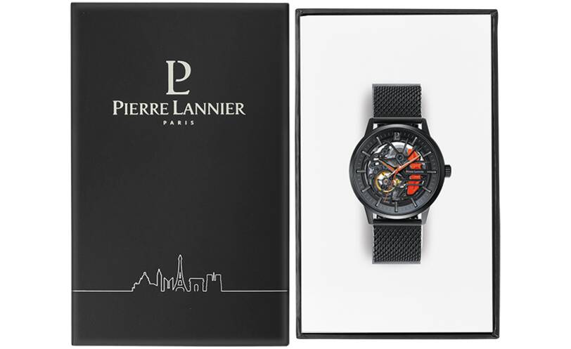 Montre PIERRE LANNIER Homme Paddock Automatique en Acier 338A459