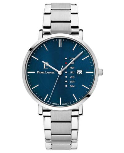 Montre PIERRE LANNIER Homme Coffret Bracelets Interchangeables Data 392C161