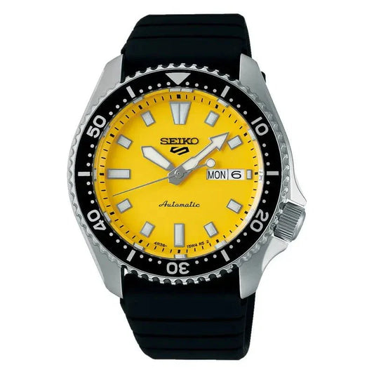 Montre SEIKO 5 Homme Sports en Silicone Noir SRPL87K1