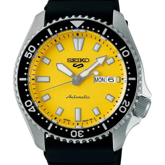 Montre SEIKO 5 Homme Sports en Silicone Noir SRPL87K1