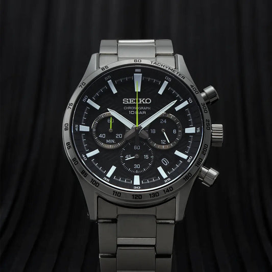 Montre SEIKO Homme Sport Chronographe en Acier SSB413P1