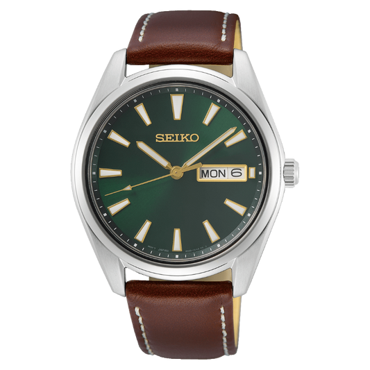 Montre SEIKO Homme Classique en Cuir SUR449P1