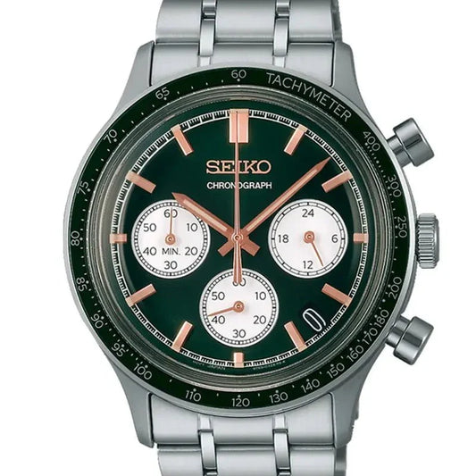 Montre SEIKO Homme Sport Chronographe en Acier SSB481P1
