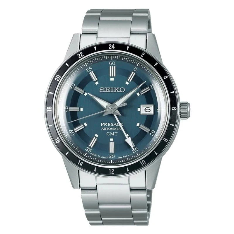 Montre SEIKO Homme Presage Bleu London Automatique SSK009J1