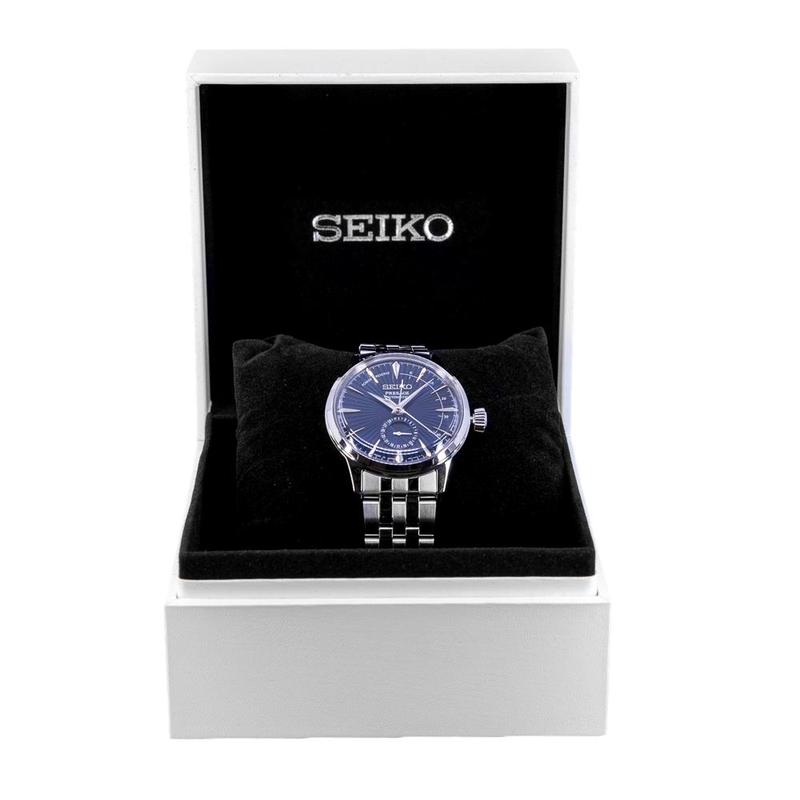 Montre SEIKO Homme Presage Cocktail Automatique avec Réserve de Marche SSA347J1