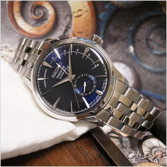 Montre SEIKO Homme Presage Cocktail Automatique avec Réserve de Marche SSA347J1