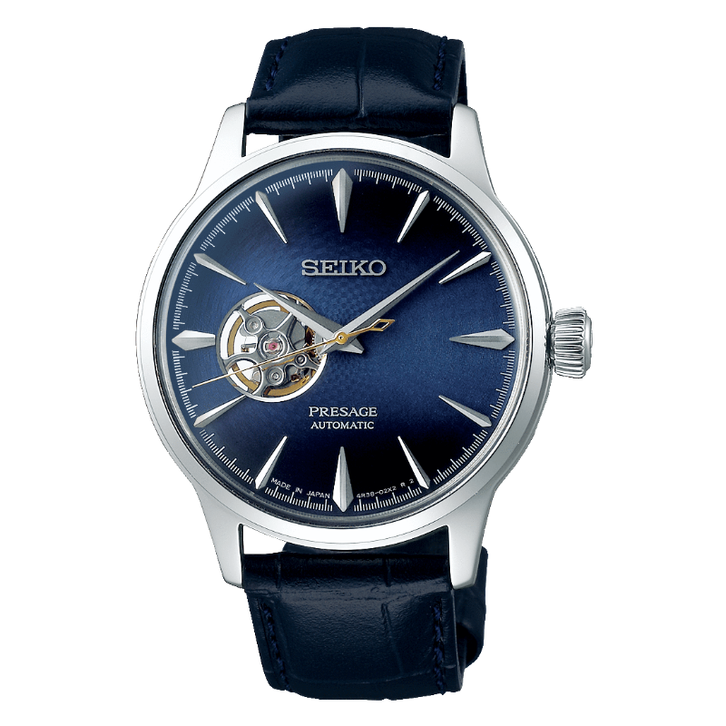 Montre SEIKO Homme Presage Cocktail Automatique Cœur Ouvert SSA405J1