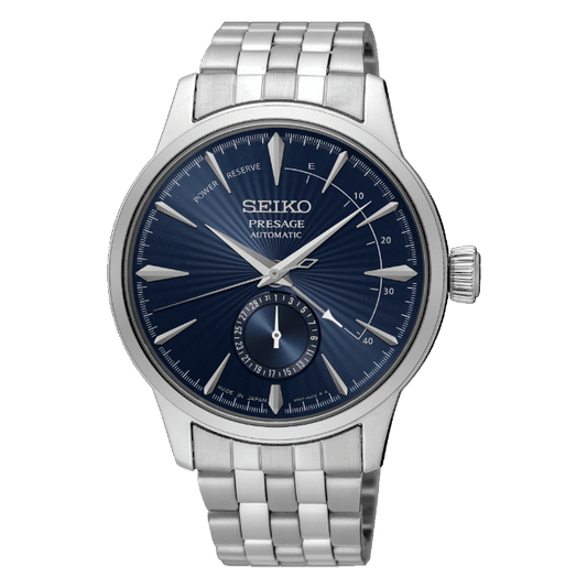 Montre SEIKO Homme Presage Cocktail Automatique avec Réserve de Marche SSA347J1