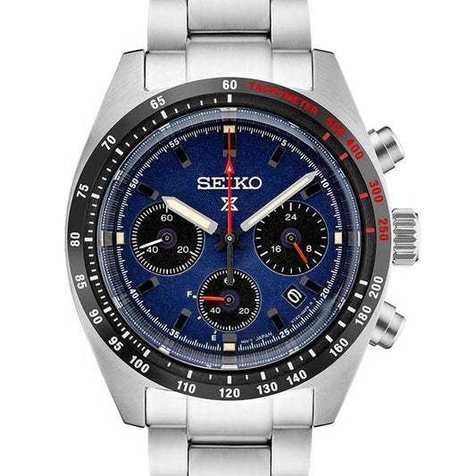 Montre SEIKO Homme Prospex Speedtimer Chronographe en Acier SSC815P1