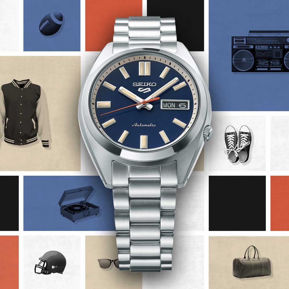 Montre SEIKO 5 Homme Sport Automatique en Acier SRPK87K1