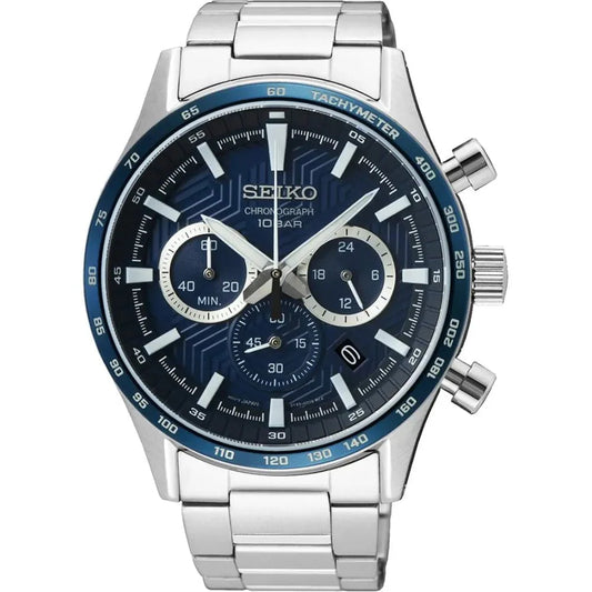 Montre SEIKO Homme Sport Chronographe en acier SSB445P1