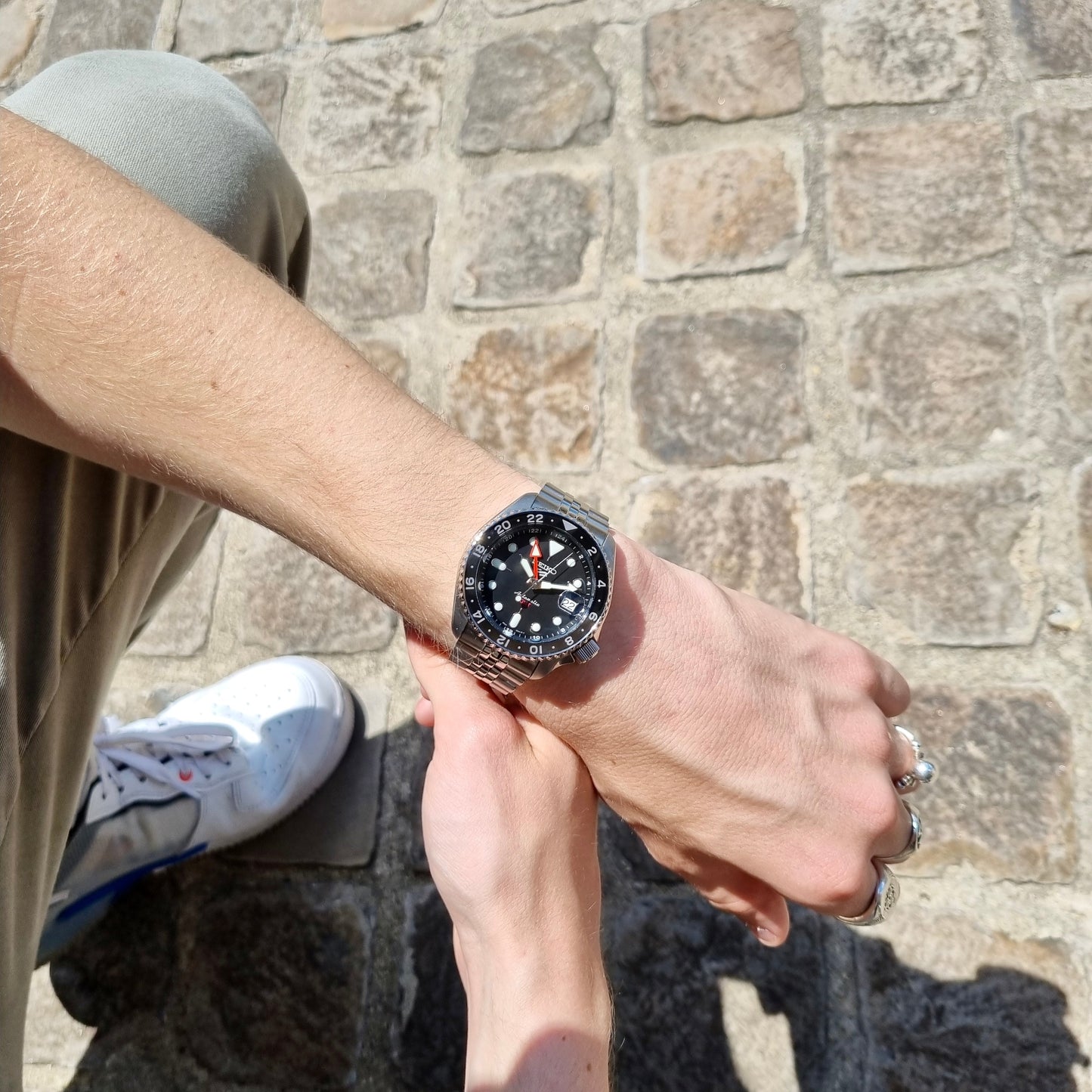 Montre SEIKO 5 Homme Sports Automatique GMT SSK001K1