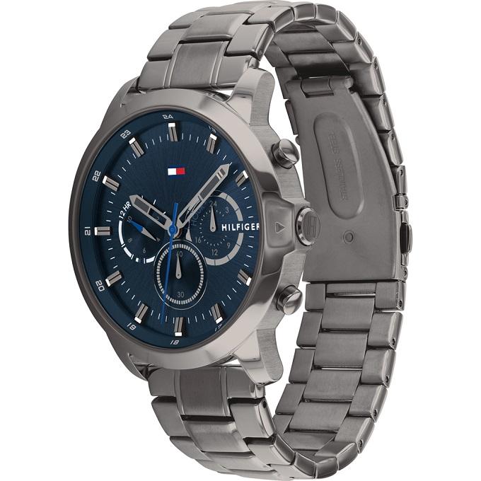 Montre TOMMY HILFIGER Homme Jameson Chronographe en Acier Gris 1791796