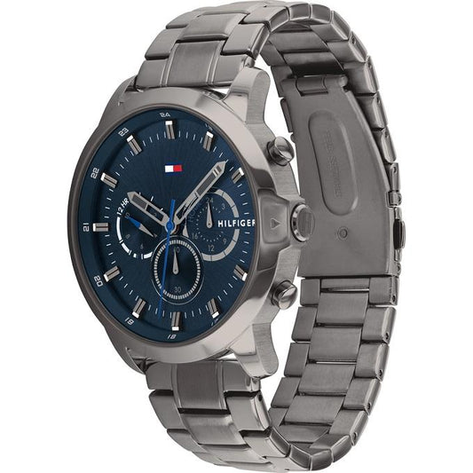 Montre TOMMY HILFIGER Homme Jameson Chronographe en Acier Gris 1791796